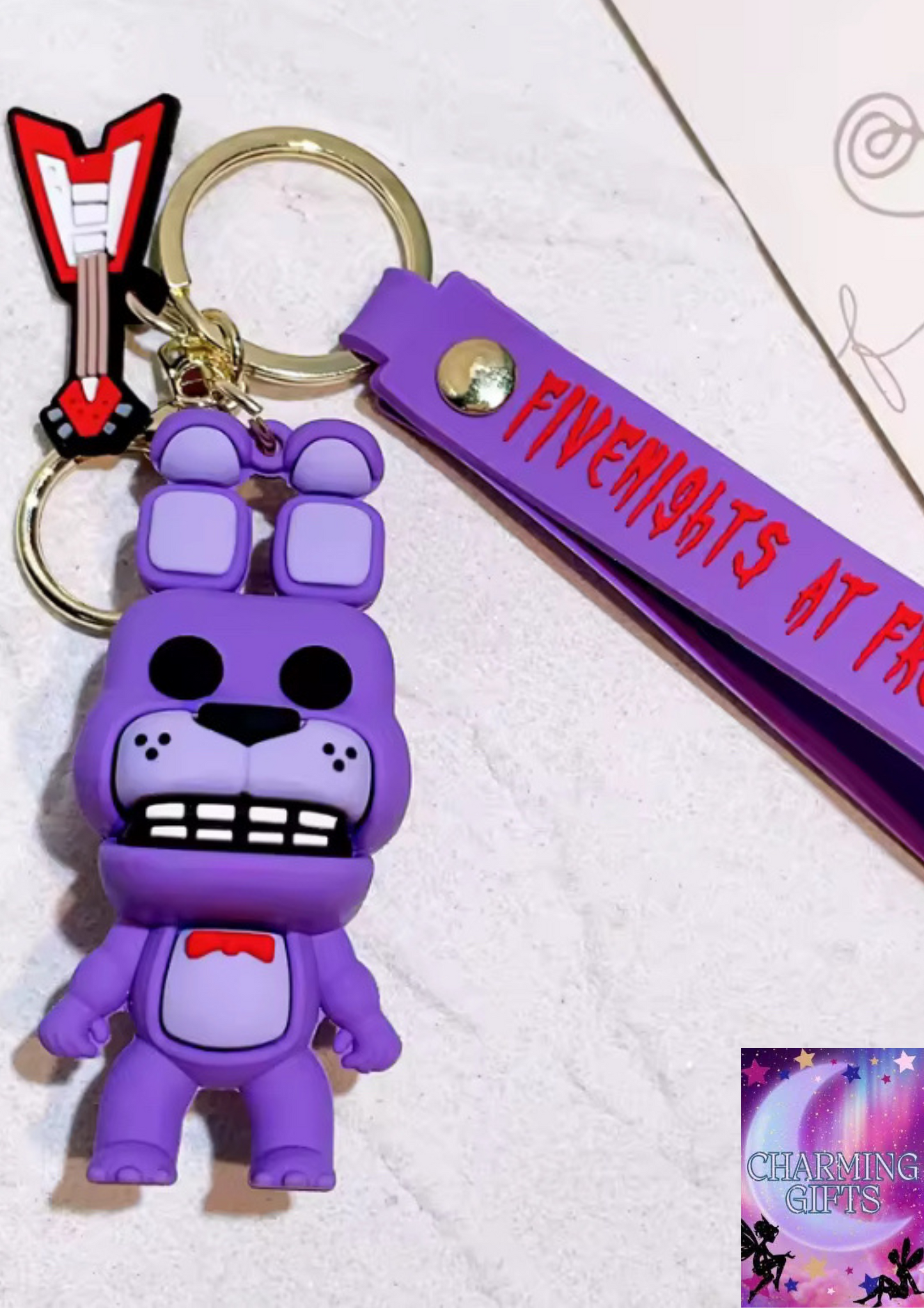 Cartoon Game Action Figure FNAF Freddy's Fazbear Bear Doll Model Toy Five Nights Freddy Keychain for Kid Birthday Gift