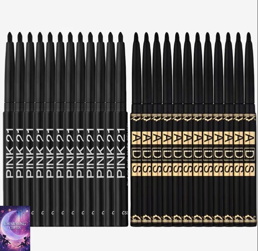 Set of 24 Eyeliner Pens Featuring a Waterproof And Smudge-Resistant Formula, Designed for Long-Lasting Eye Makeup And Easy Application Throughout The Day