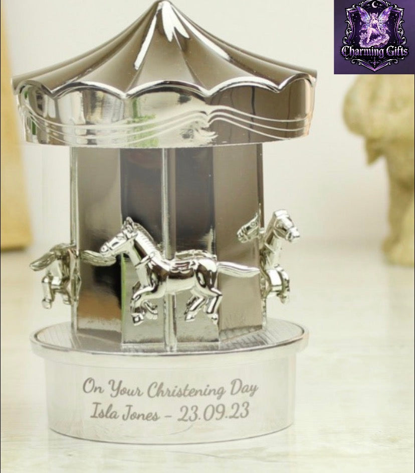 Personalised Carousel Money Box
