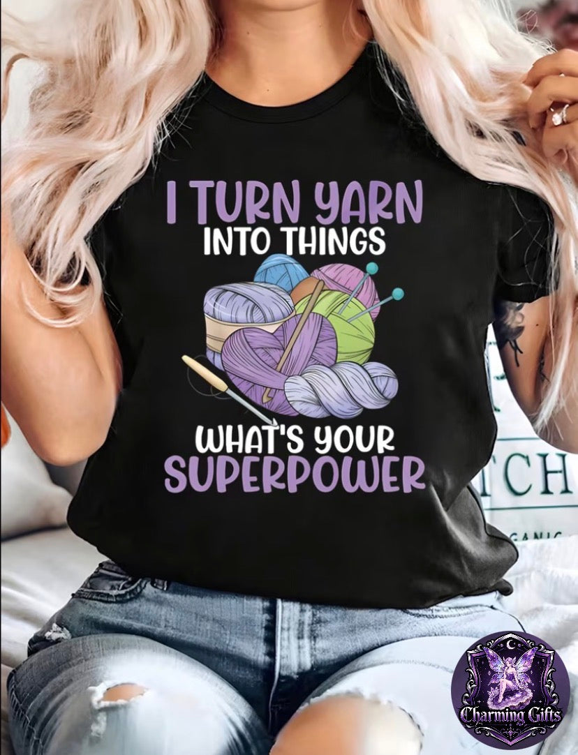 🧶 Plus Size Yarn-Lover Oversized T-Shirt — Knit Happens! 🧶