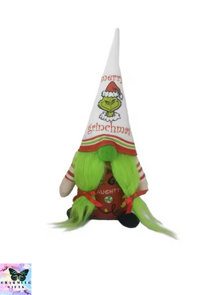 Faceless Doll Grinch Rudolf Holiday Ornament Decoration Christmas Grinch Doll