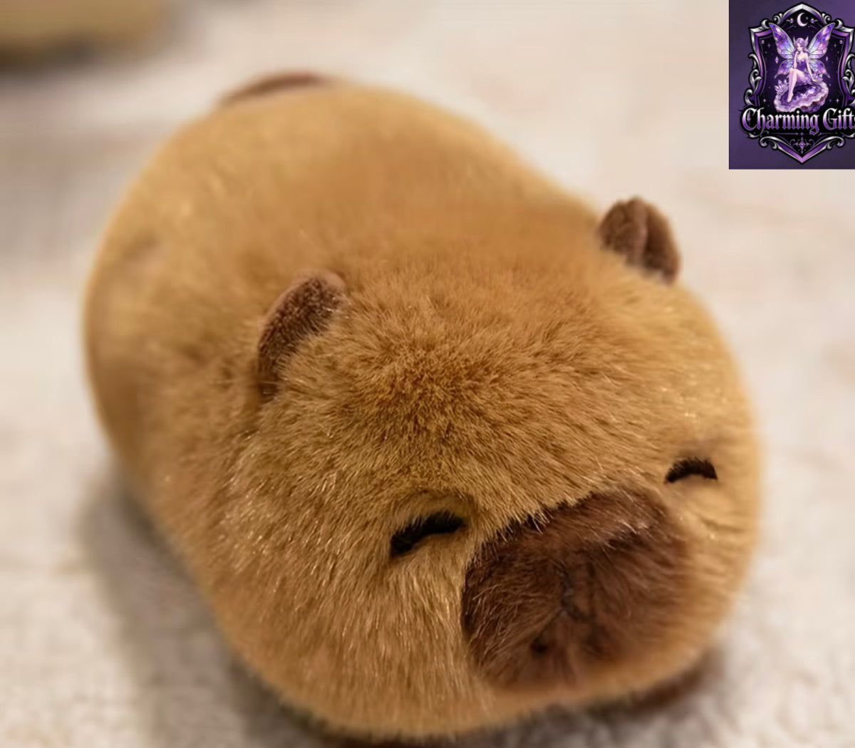 ✨ SLEEPY CAPYBARA PLUSH 🦫✨