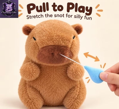 🦫✨ SNOT‑POP CAPYBARA FIDGET PLUSH ✨🦫