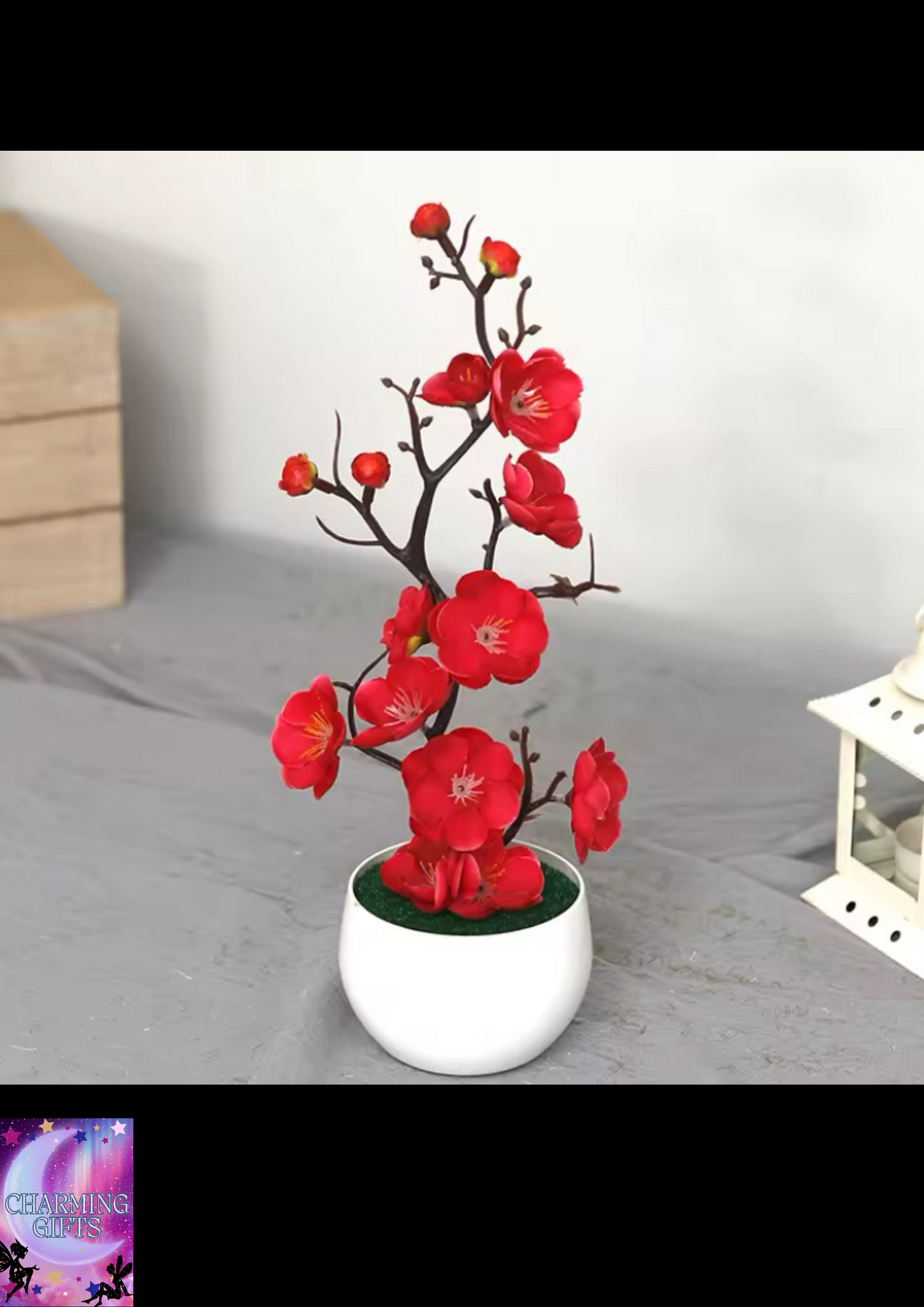 30 cm Artificial Plants Bonsai Small Tree Simulation Pot Plants Fake Flowers Table Potted Ornaments Home Decoration Hotel Garden
