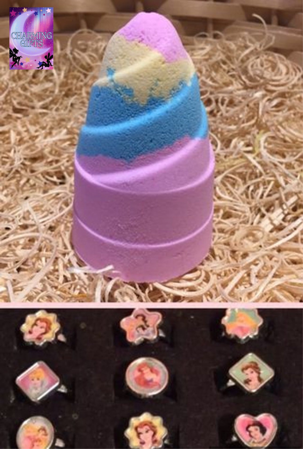 Princess ring bath bomb