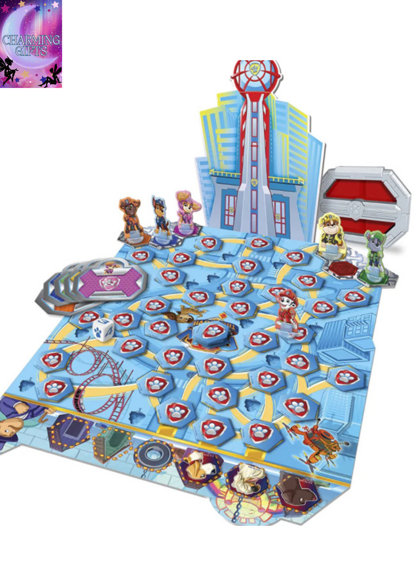 Paw Patrol Movie Adventure City Lookout Game Board Game