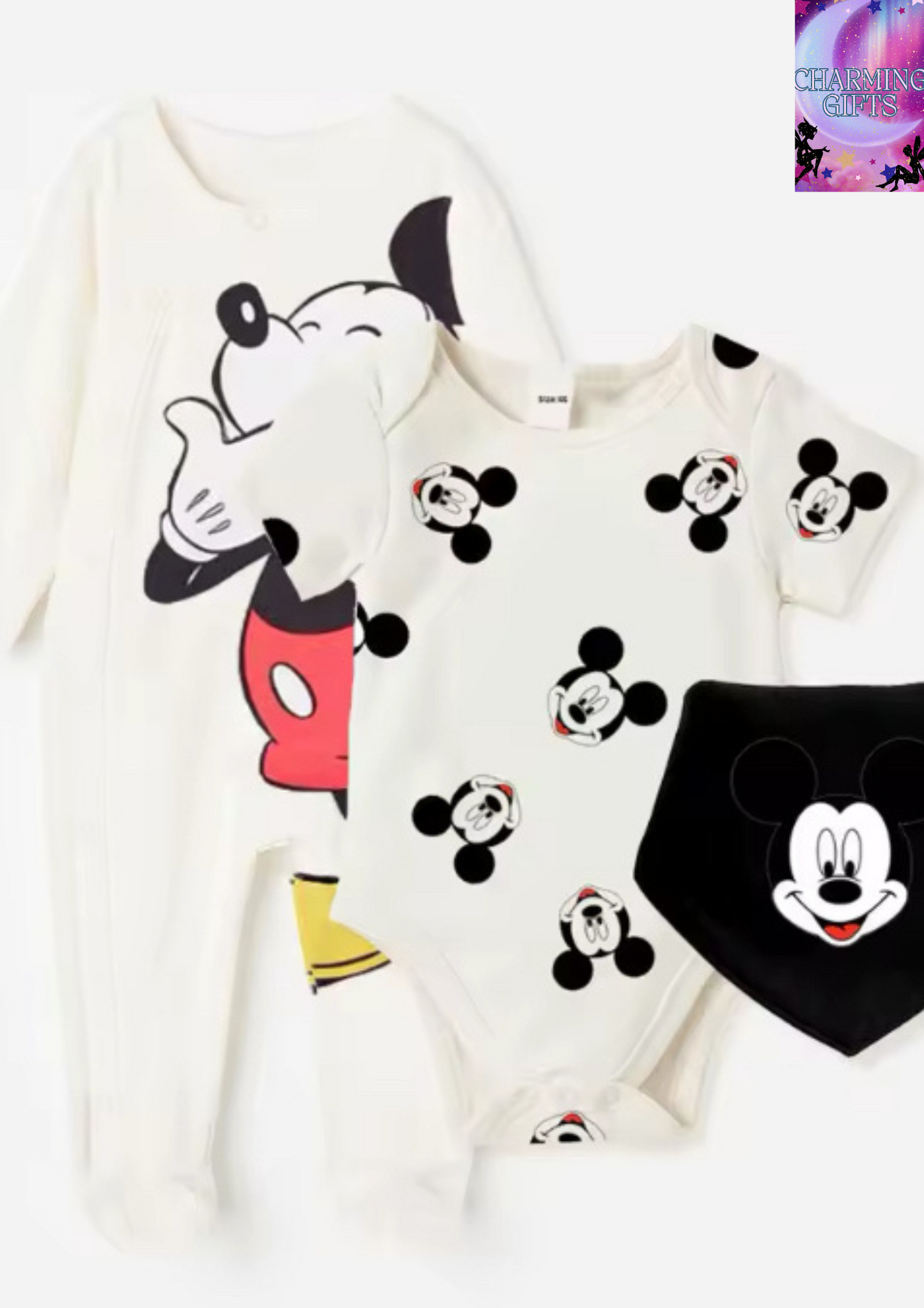 3Pcs/set Spring Summer Baby Girl Jumpsuits Cute Hello Kitty Sanrio Mymelody Cinnamoroll Print Rompers + bib Newborn Boy Clothes