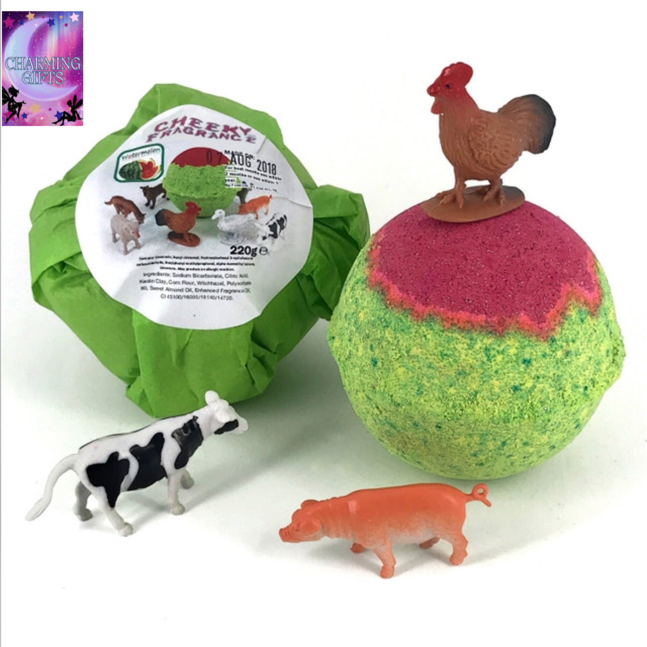 Large farm animals bath bomb