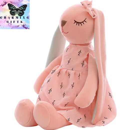 35CM Cute Cartoon Long Ears Rabbit Doll Baby Soft Plush Toys For Children Rabbit Sleeping Mate Stuffed Plush Animal Toys Infants