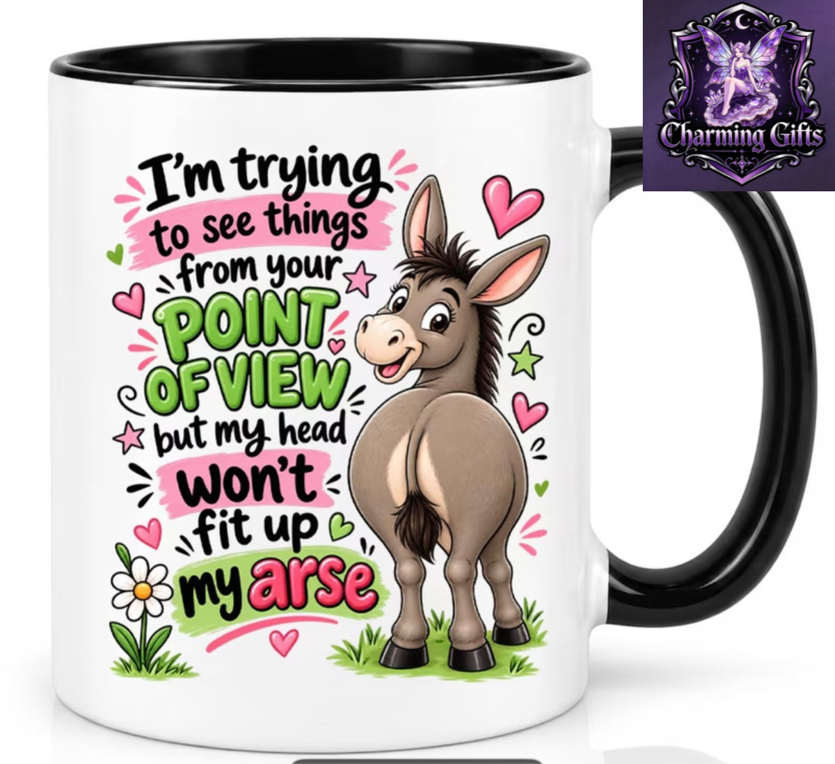 Funny donkey mug