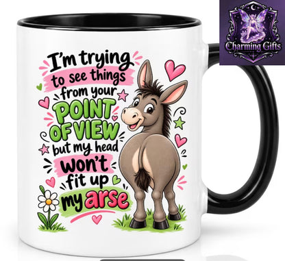 Funny donkey mug