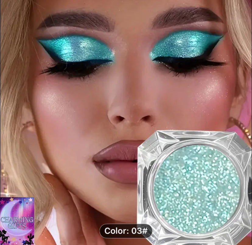 Latest Fantasy Color-Shifting Makeup Powder - Polarized Shimmer Eyeshadow with Pink Purple Blue Mix, DIY Cosmetic for Bold Makeup Looks & Special Events, Sparkling Effect, Longlasting Wear, Beauty Enthusiasts