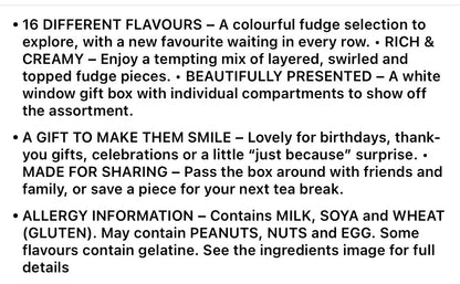 Luxury Fudge Gift Box – 16 Different Flavours
