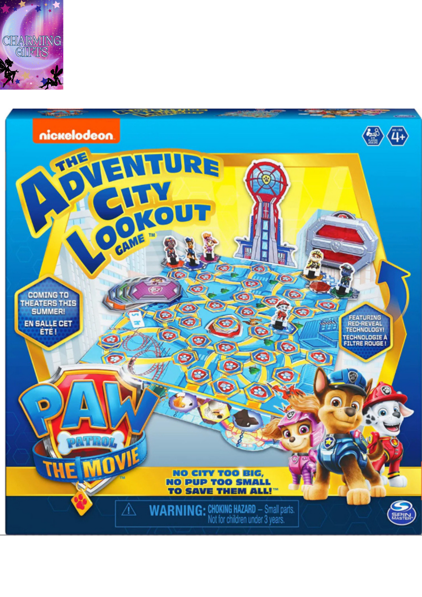 Paw Patrol Movie Adventure City Lookout Game Board Game