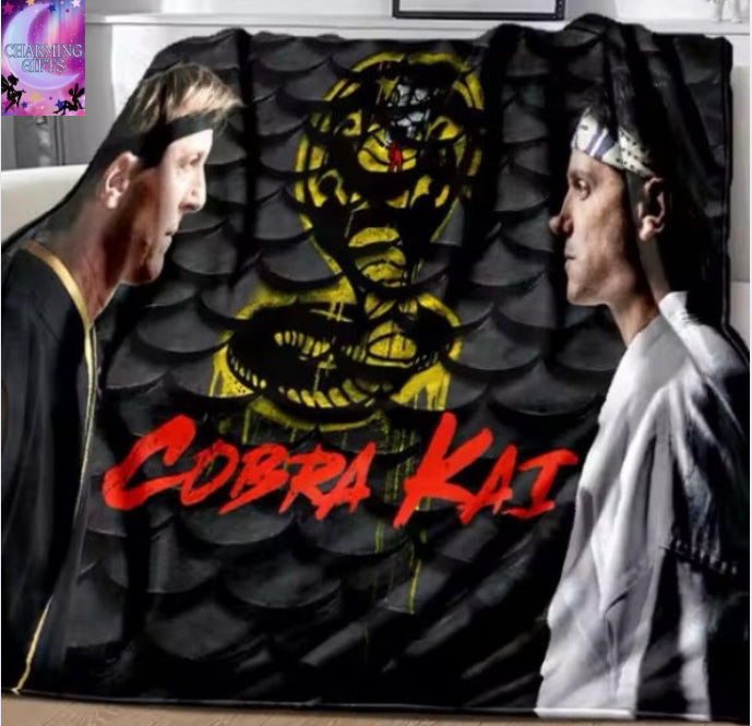 TV Karate Cobra Kai Amanda Soft Plush Blanket,Flannel Blanket Throw Blanket for Living Room Bedroom Bed Sofa Picnic Cover Kids 100x150cm