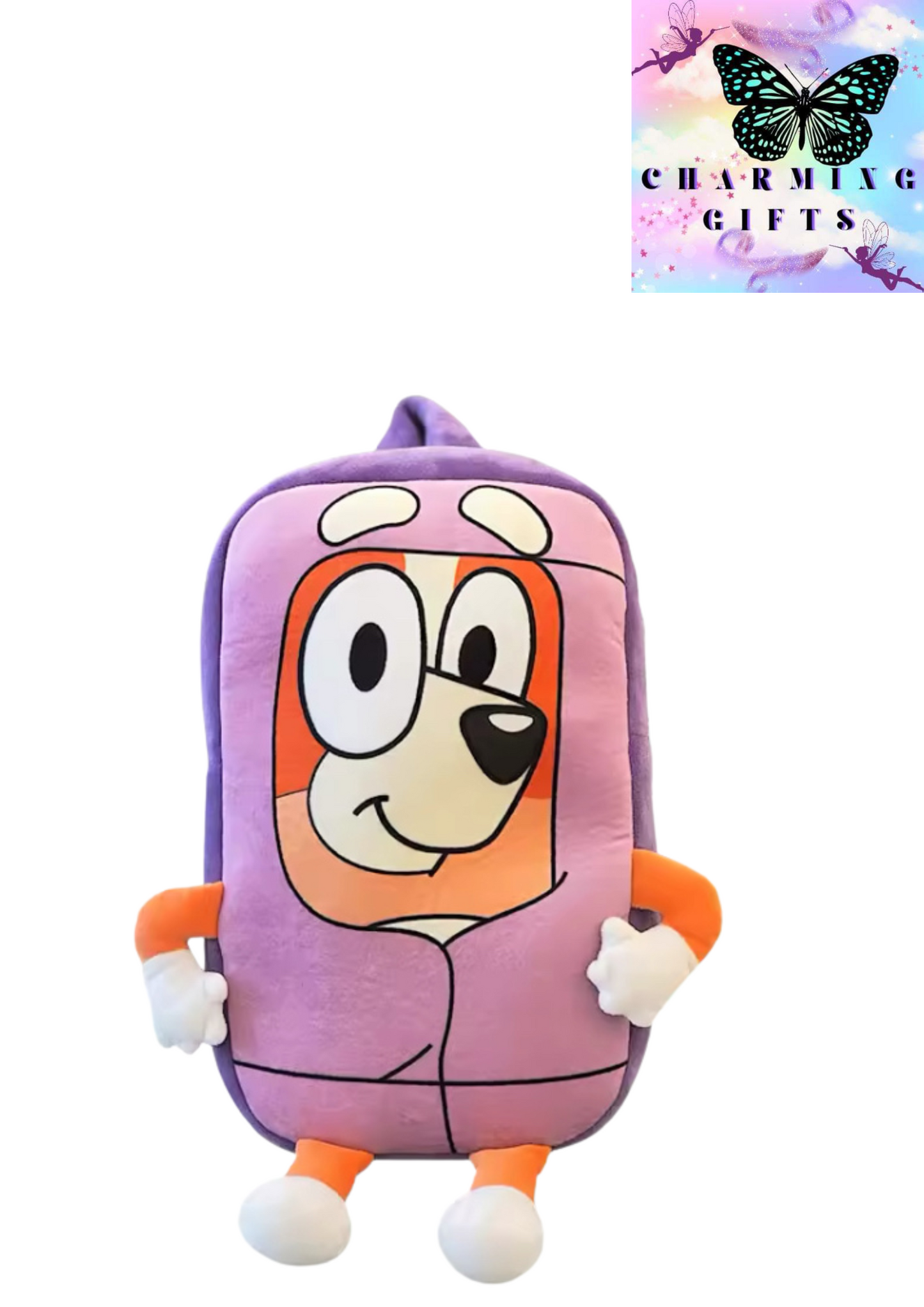 Bingo y Bluey Plush Backpack Family Cosplay Kindergarten Cartoon School Bag Bluebin Dog Backpack Kawaii Blue Backpack Child Gift