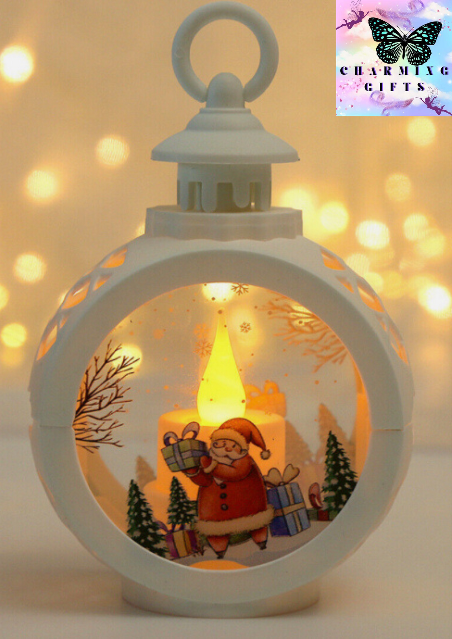 Christmas LED lights decoration Festival round lantern Christmas gift