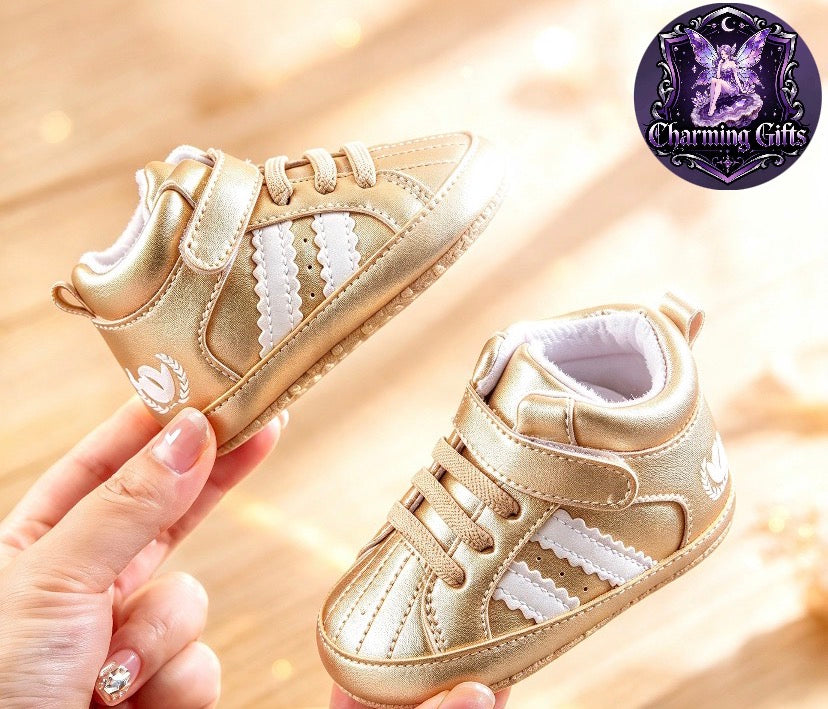 👶 Soft-Sole Baby Sneakers — 4 Colours, for Ages 0–1 ✨