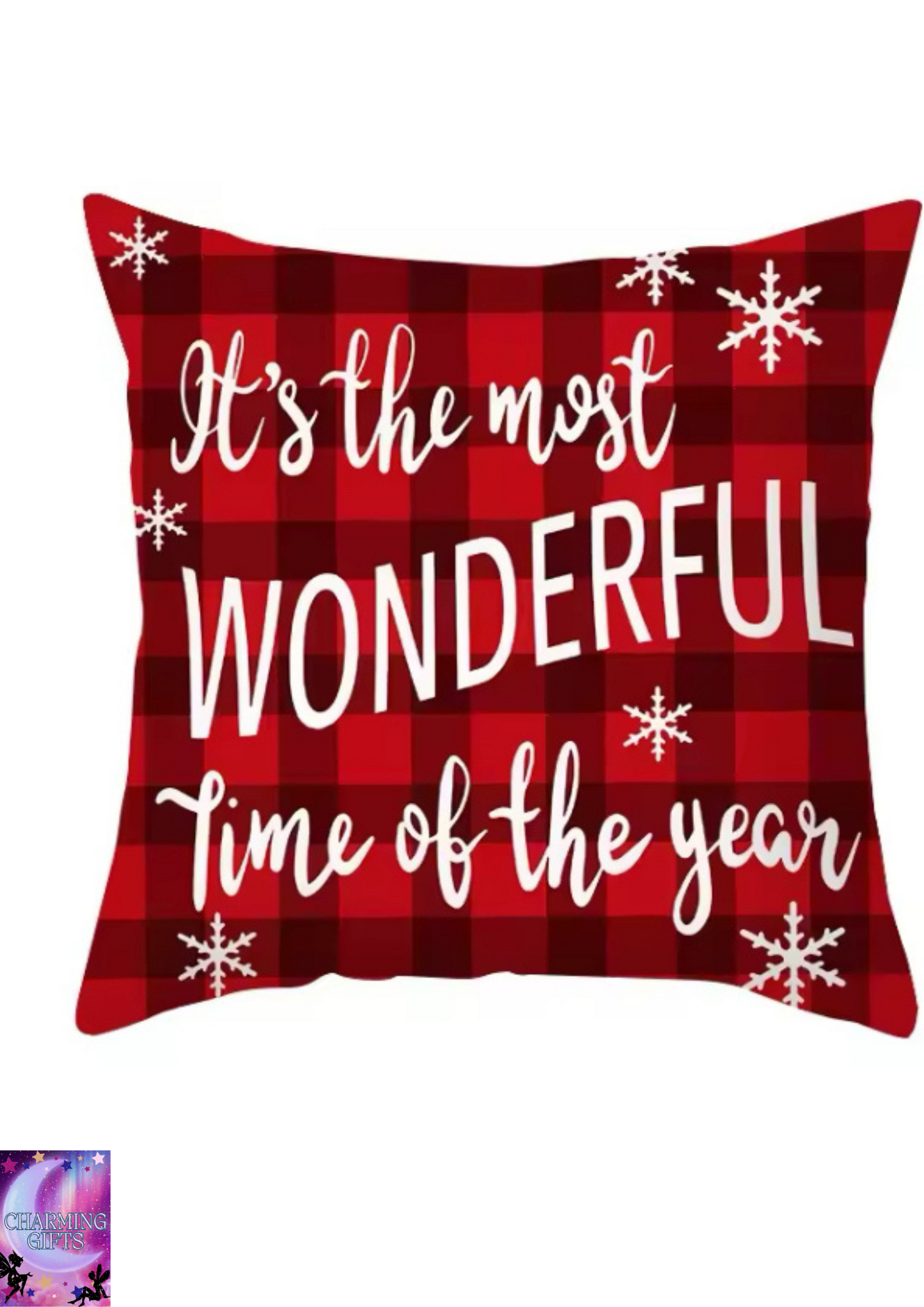 45cm Christmas Cushion Cover Pillowcase 2024 Christmas Decorations for Home Ornament Xmas New Year Christmas Decor 2023 Noel