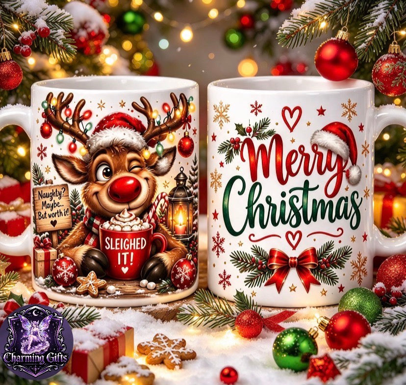 🎄 Festive Christmas Ceramic Mug — 11oz / 325ml 🎄