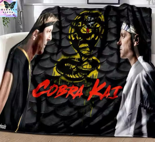 TV Karate Cobra Kai Amanda Soft Plush Blanket,Flannel Blanket Throw Blanket for Living Room Bedroom Bed Sofa Picnic Cover Kids 100x150cm