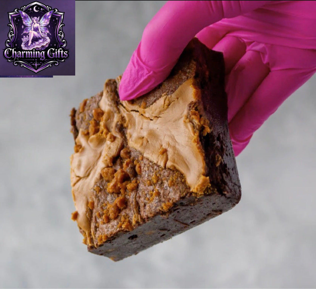 Brownie Slab with Biscoff