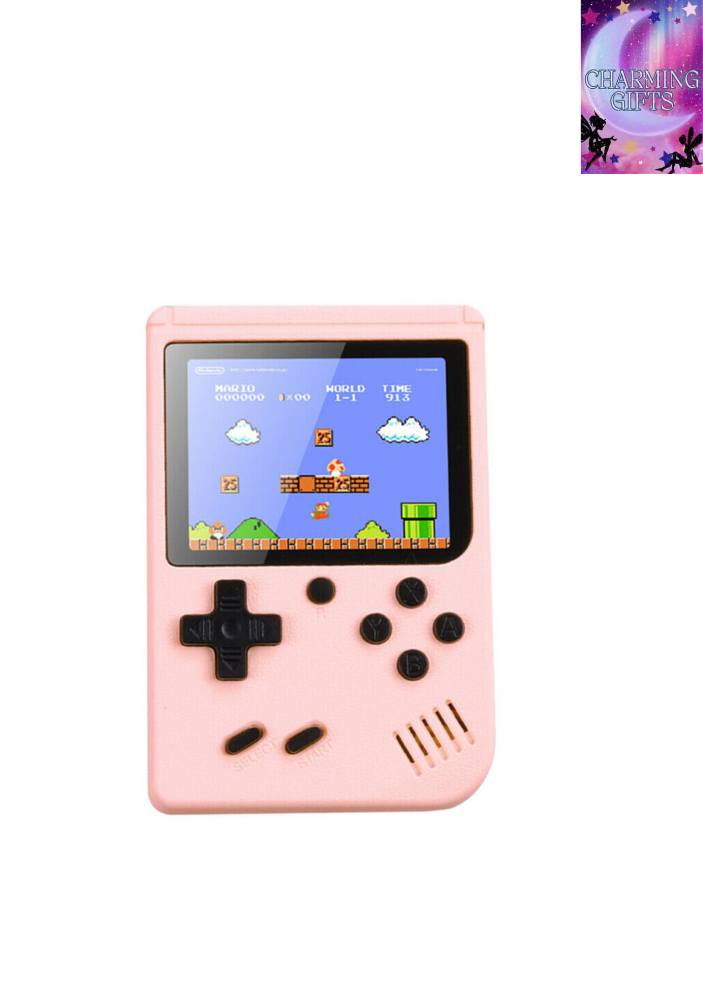 Handheld Video Game Console With 500  Built-In Games