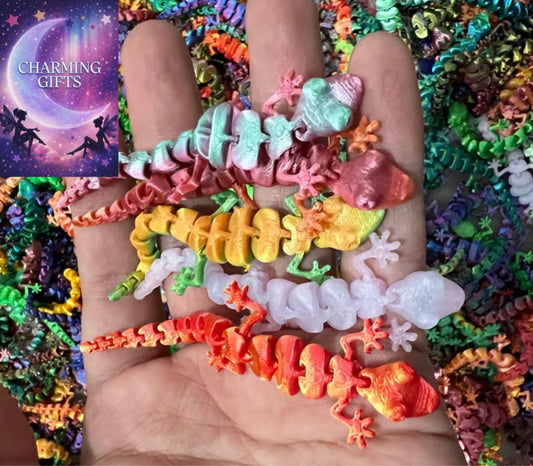 3d printed sensory geckos 20 pcs