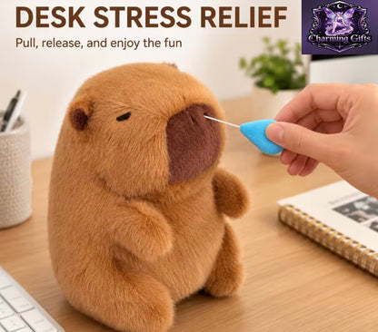 🦫✨ SNOT‑POP CAPYBARA FIDGET PLUSH ✨🦫