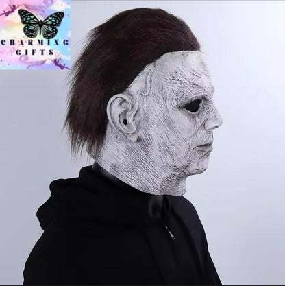 Michael Myers Mask Cosplay Horror Bloody Latex Masks Helmet Carnival Masquerade Party Costume Props