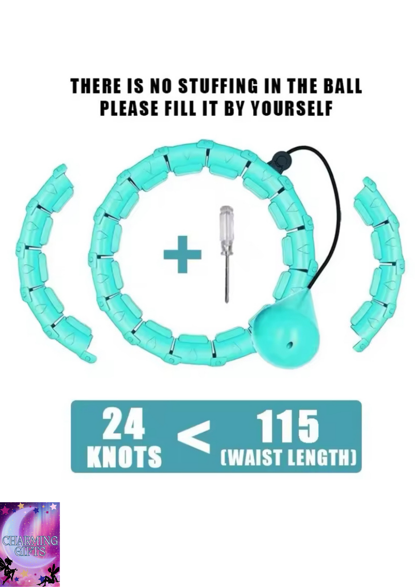 Fitness Hoop Weights to Exercise At Home Sports Entertainment Sport Equipment for Slimming Gym Ring Portable Body