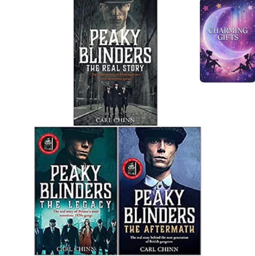 Peaky Blinders Collection 3 Books Set By Carl Chinn (The Real Story, The Legacy, The Aftermath)