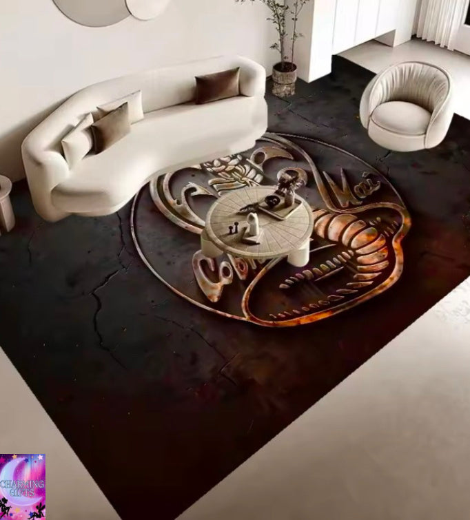 Cobra Kai Snake Floor Mat Bathroom Mat Kids Room Bedroom Decoration Balcony Anti-Slip Doormat Living Room Welcome Rug 100x150cm