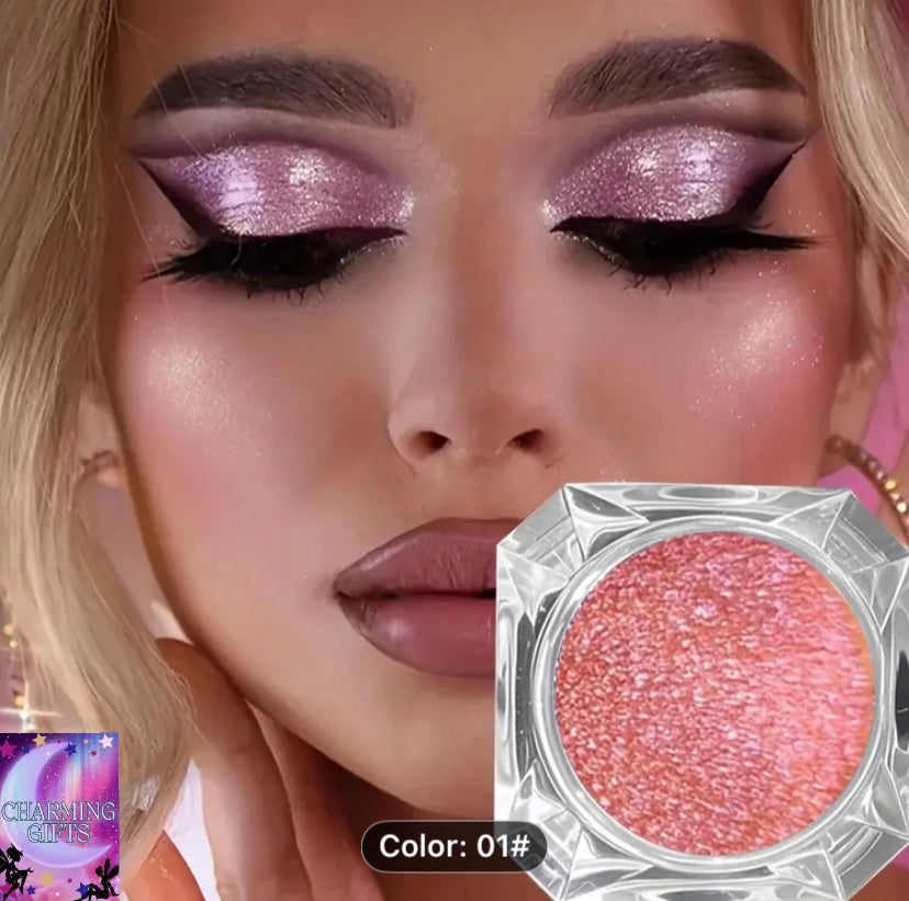 Latest Fantasy Color-Shifting Makeup Powder - Polarized Shimmer Eyeshadow with Pink Purple Blue Mix, DIY Cosmetic for Bold Makeup Looks & Special Events, Sparkling Effect, Longlasting Wear, Beauty Enthusiasts