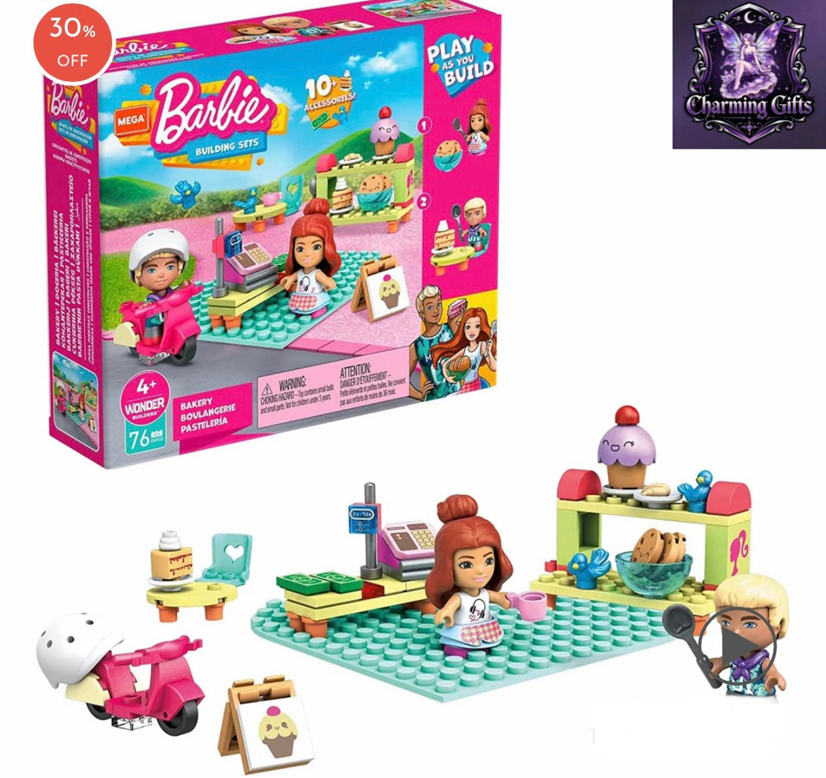 🎀✨ BARBIE MEGA BAKERY BUILDING SET ✨🎀