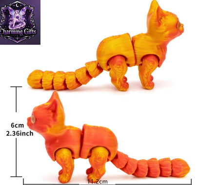 ✨ ARTICULATED 3D‑PRINTED RAINBOW CATS ✨🐱