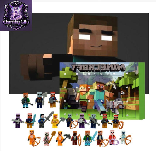 Minecraft figure advent calendar