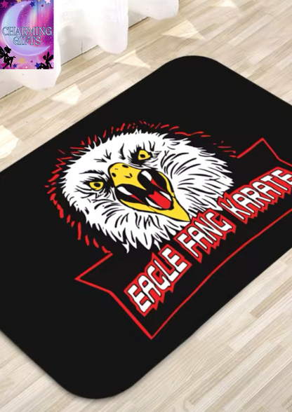 Cobra Kai Karate Floor Mats Children Birthday Gifts Home Carpet Door Mats Modern Home Decor Carpets 50cmX80cm
