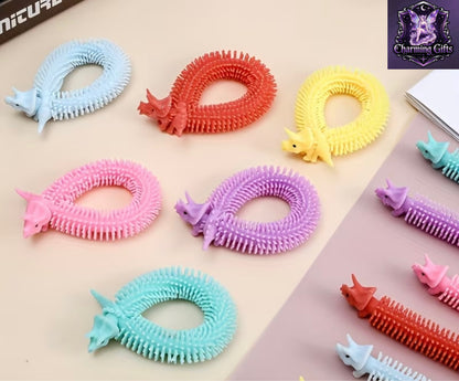 🦕✨ TRICERATOPS STRETCHY SENSORY WORMS ✨🦕