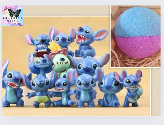 X3 Stitch Buried Treasure Toy Bath Bombs