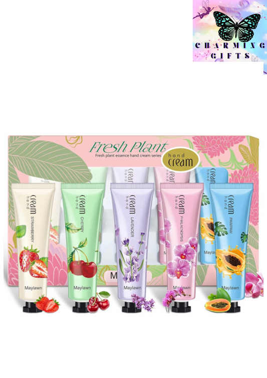 Maylawn Hand Cream, 5 x 30ml, Hand Cream Gift Sets, Pack of 5, Vegan Friendly and Cruelty Free, Perfect for Birthday Mothers day Gifts idea For Her/Him