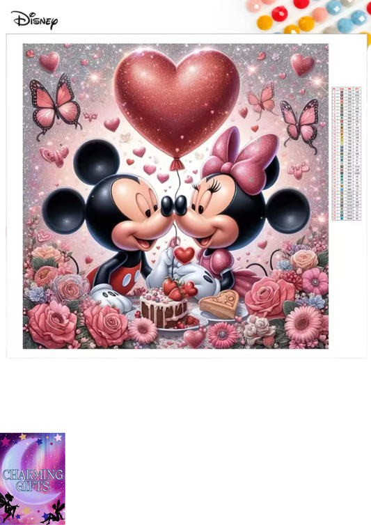 Disney Diamond Painting Mickey Mouse Cross Stitch Mosaic Minnie Mouse Embroidery Picture Rhinestones Cartoon Decor For Home