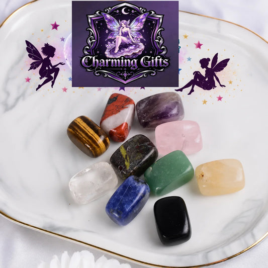 10PCS Natural Tumbled Stones