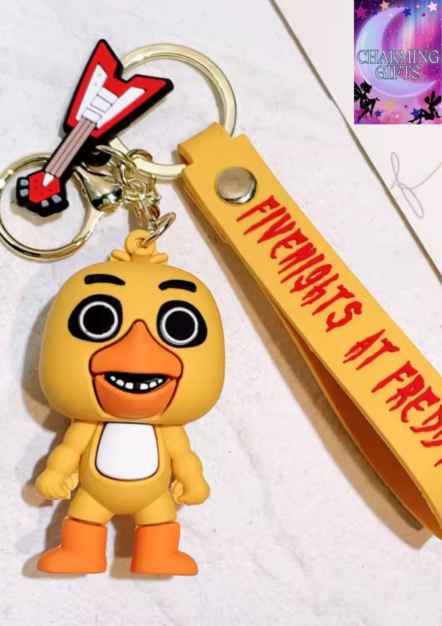 Cartoon Game Action Figure FNAF Freddy's Fazbear Bear Doll Model Toy Five Nights Freddy Keychain for Kid Birthday Gift