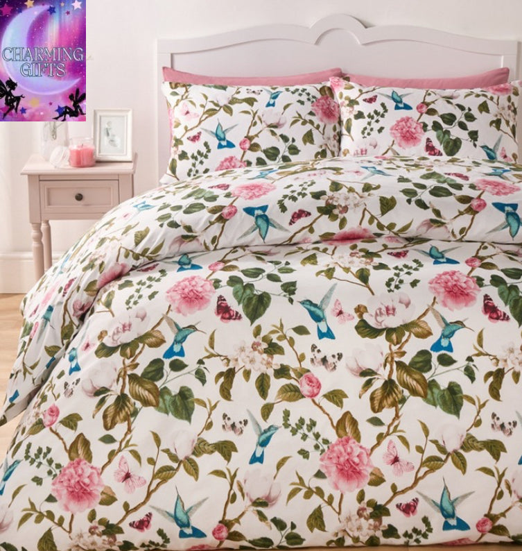 Spring Blossoms Duvet Cover Set - Multi