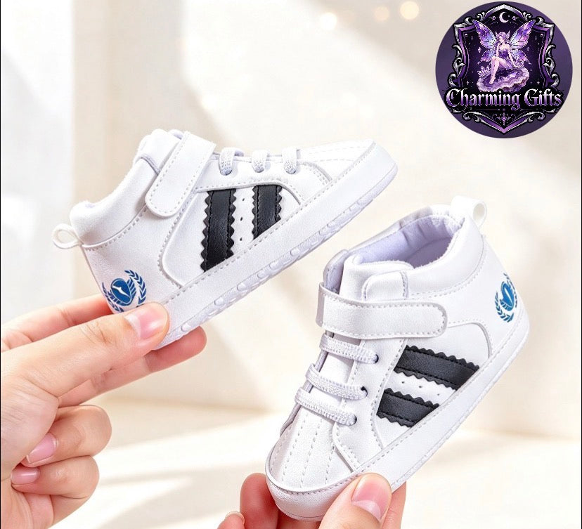 👶 Soft-Sole Baby Sneakers — 4 Colours, for Ages 0–1 ✨