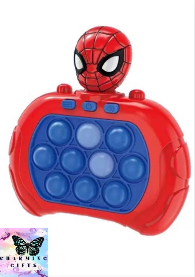 Spider-Man pop it game anti stress game