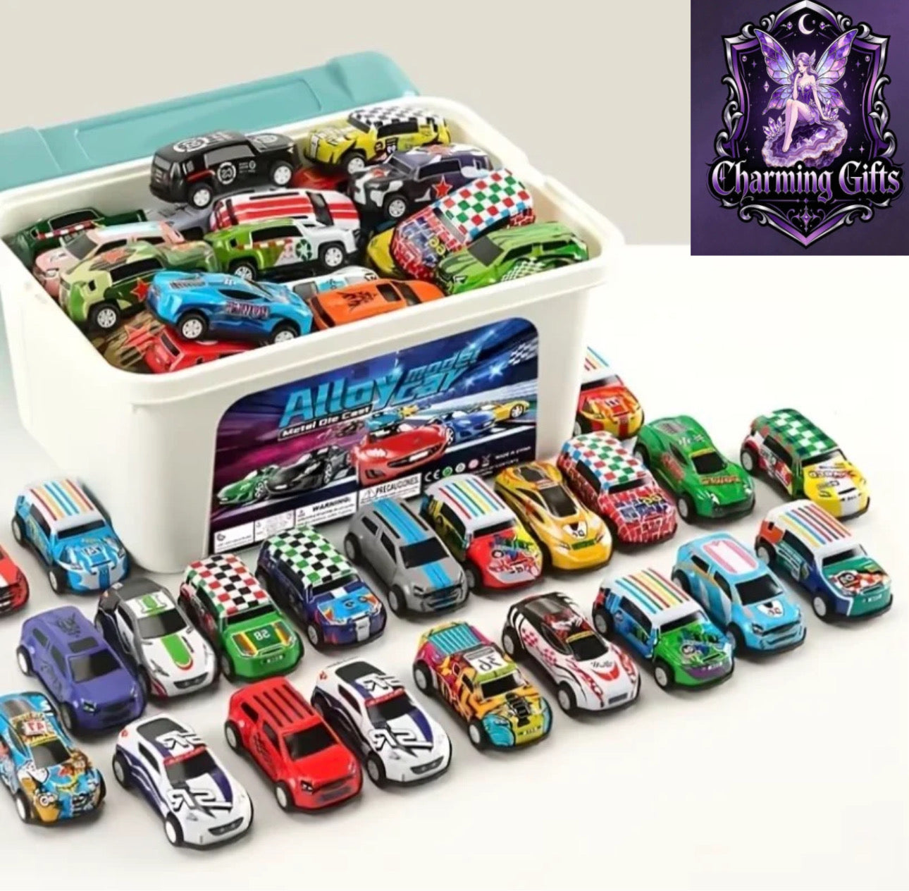 48pcs Mini Racing Car Set - Pullback Action, School Prize, Multi-Colors - Christmas Gift for Grandchildren, Ideal for Teenager And Boy/Girl Gifts And Birthday/Party Presents, Family Interactive Toy And School Pack