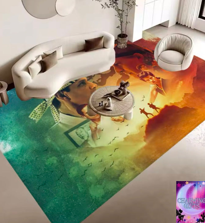 Cobra Kai Snake Floor Mat Bathroom Mat Kids Room Bedroom Decoration Balcony Anti-Slip Doormat Living Room Welcome Rug 100x150cm