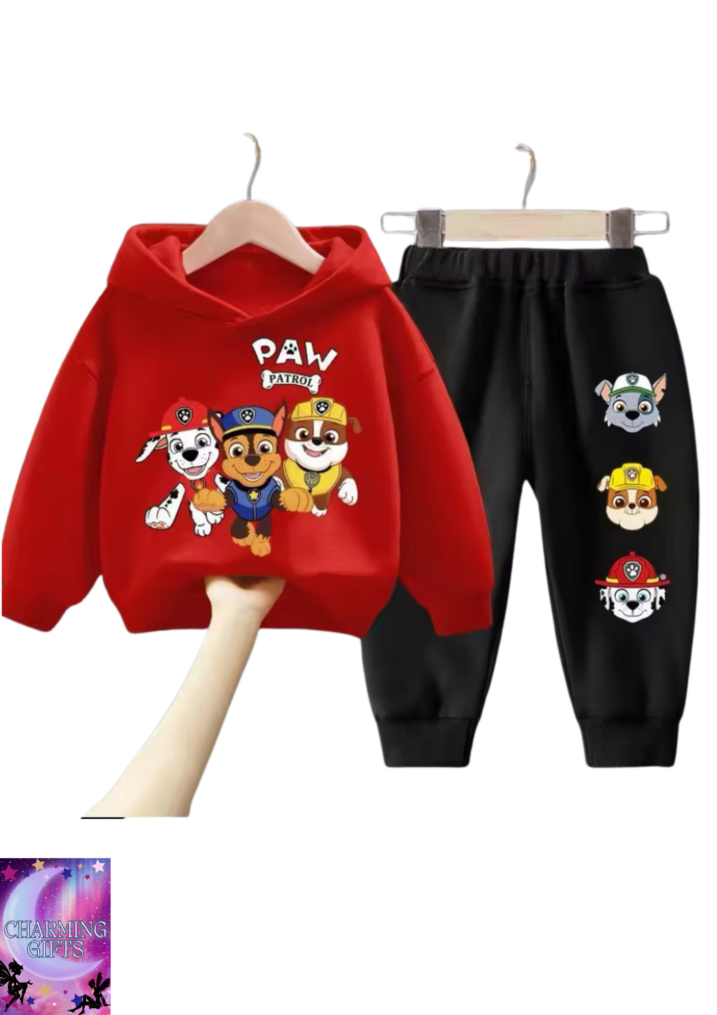 Spring Autumn Children's Clothing Set Boys Thin Sweatshirt and Sweatpant Two Piece Suit PAW Patrol Kids Tracksuit Sweatsuit